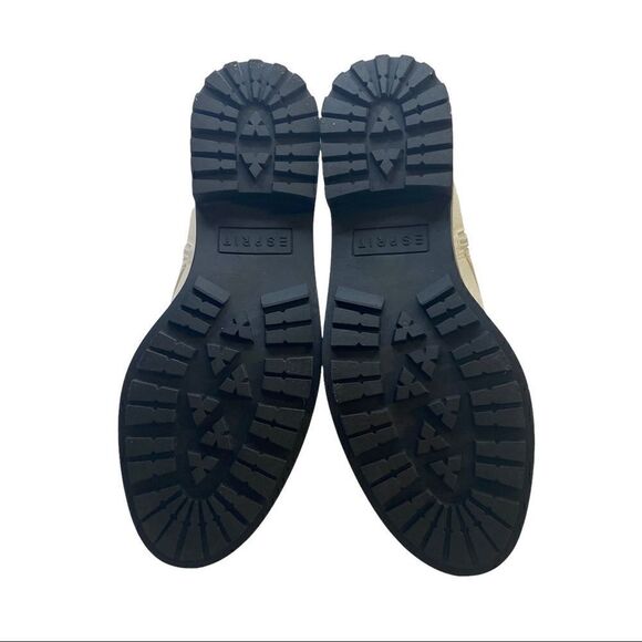 ESPRIT Off White Shelby Lace Up Boots in ladies size 8M. Gorgeous! - Picture 6 of 7